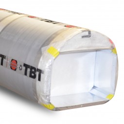 Tube de coffrage TBT mitoyen 30 x 40 cm angles chanfreinés - Lg 3 ml