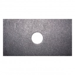 Platine acier brut A13 Ø17