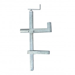 Support pince dalle à vis double position galvanisé