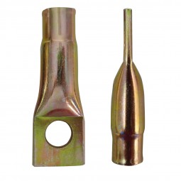 Douille de fixation à bout plat à oeil Zinguée M10 Lg 45 mm