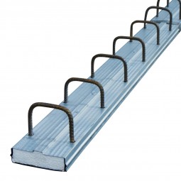 Boite d'attente métal T BOX / larg 13/fer ø 8/esp 20 - Lg 2,35 ml