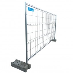 Clôture de chantier mobile grillagée 350 x 190 cm - cadre 4 montants