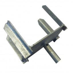 Fourche double entrée galvanisée