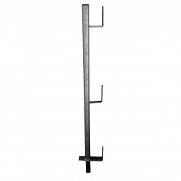 Potelet à réservation galvanisé de Ø40mm à planches