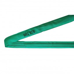 Elingue tubulaire 2T verte - 3 m