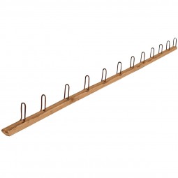 Boite d'attente bois B BOX / larg 6/fer ø 6/esp 20 - Lg 2,50 ml