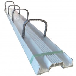 Boite d'attente plastique PP BOX / larg 10/fer ø 10/esp 20 - Lg 2,40 ml