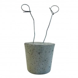 Cale béton circulaire évasée Ø 45 mm