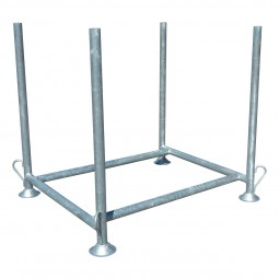 Panier de rangement pour étais 85 x 100 x 100 ht cm - galva