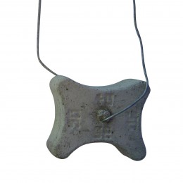 Cale béton triple position 35/40/50 mm avec ligatures