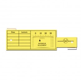 Petite clavette 2 trous pour mur