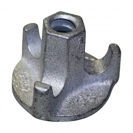 Ecrou 3 ailettes base 70 mm pour tige Ø17mm