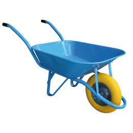 Brouette 85 L Bleue - roue increvable