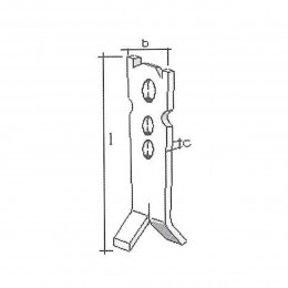 Tube de coffrage TBT 55 x 60 cm angles chanfreinés - Lg 4 ml