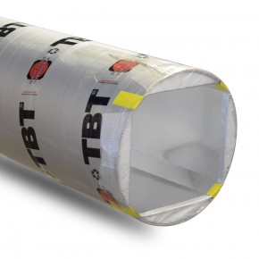 Tube de coffrage TBT 45 x 50 cm angles vifs - Lg 4 ml