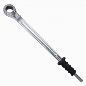 Clé à cliquet avec queue rochet traversant Ø 36 mm