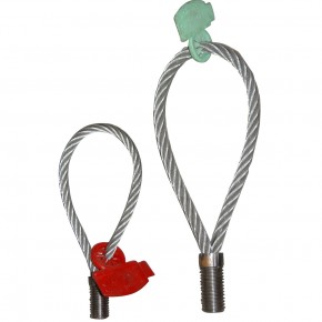 Douille de levage à bout plat oeil Zinguée 4 T RD30 Lg135