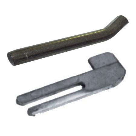 Clavettes 9,0mm Diamètre (2 Pièces) Pour Manivelles Classiques - Acier Robuste Avec Écrous Et Rondelles